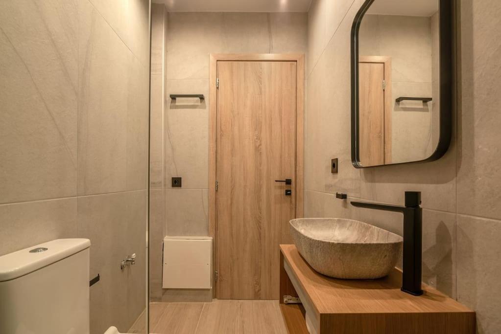 Yro Apartment Hriszí Aktí Haniá Kültér fotó