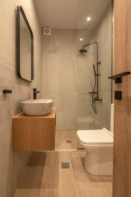 Yro Apartment Hriszí Aktí Haniá Kültér fotó