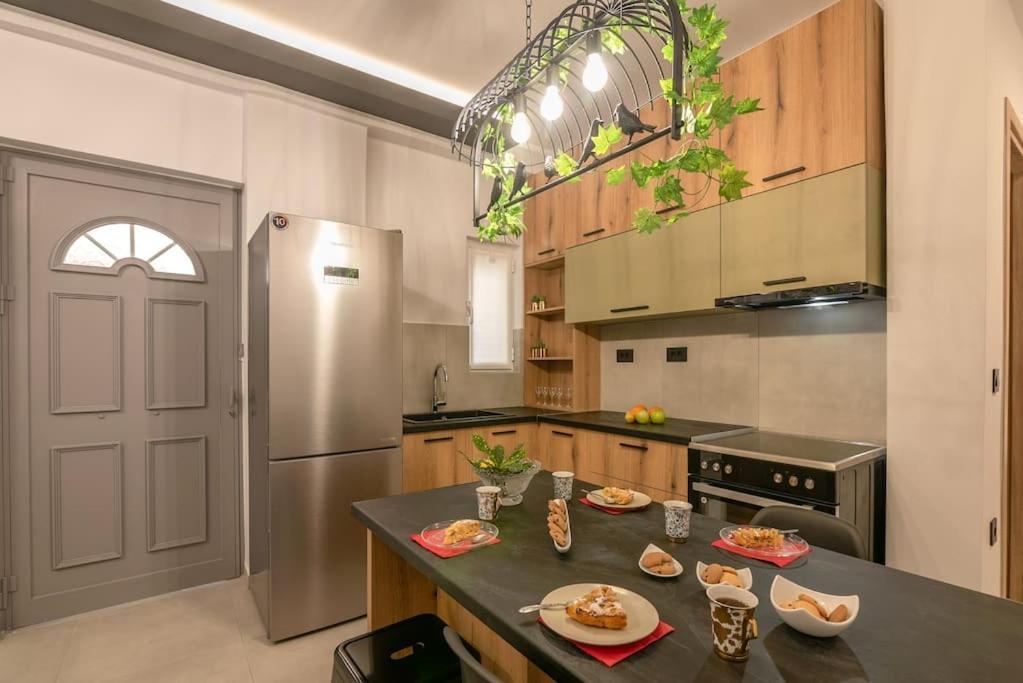 Yro Apartment Hriszí Aktí Haniá Kültér fotó