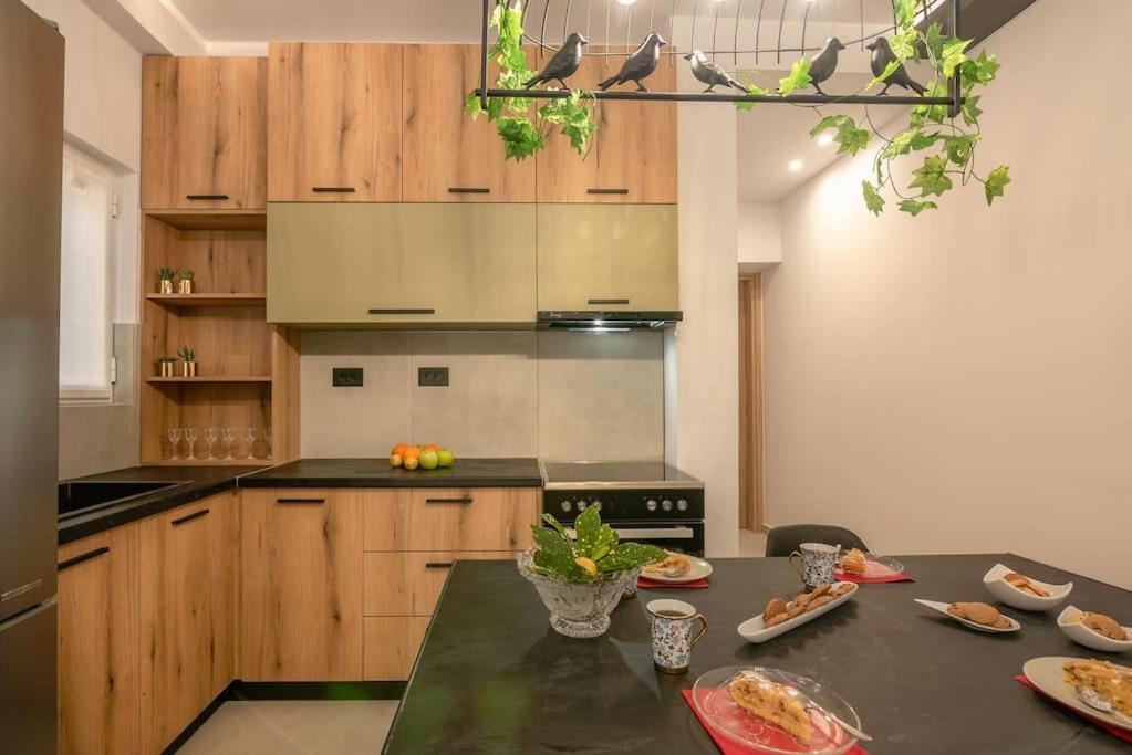 Yro Apartment Hriszí Aktí Haniá Kültér fotó